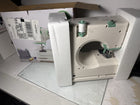 Mini Dual-Speed Sewing Machine Double Needle & Double Thread 16 Stitch Modes Beginner-Friendly Household Sewing Machine, ldeal for Adults & Beginners