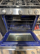 LG 5 Burners 30-in 5.8-cu ft Stainless Steel Gas Range with Air Fry #LRGL5825F