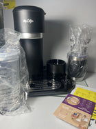 Mr. Coffee 4-in-1 Single-Serve Latte, Iced and Hot Coffee Maker | Coffee Machine with Milk Frother, Tumbler and Reusable Filter | Black