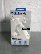 Skullcandy Method 360 ANC Wireless Earbuds, Sound by Bose, Bluetooth Headphones, Premium Noise Cancelling, Up to 40 Hrs Battery, Sweat and Water Resistant, Microphone for iPhone Android - Bone