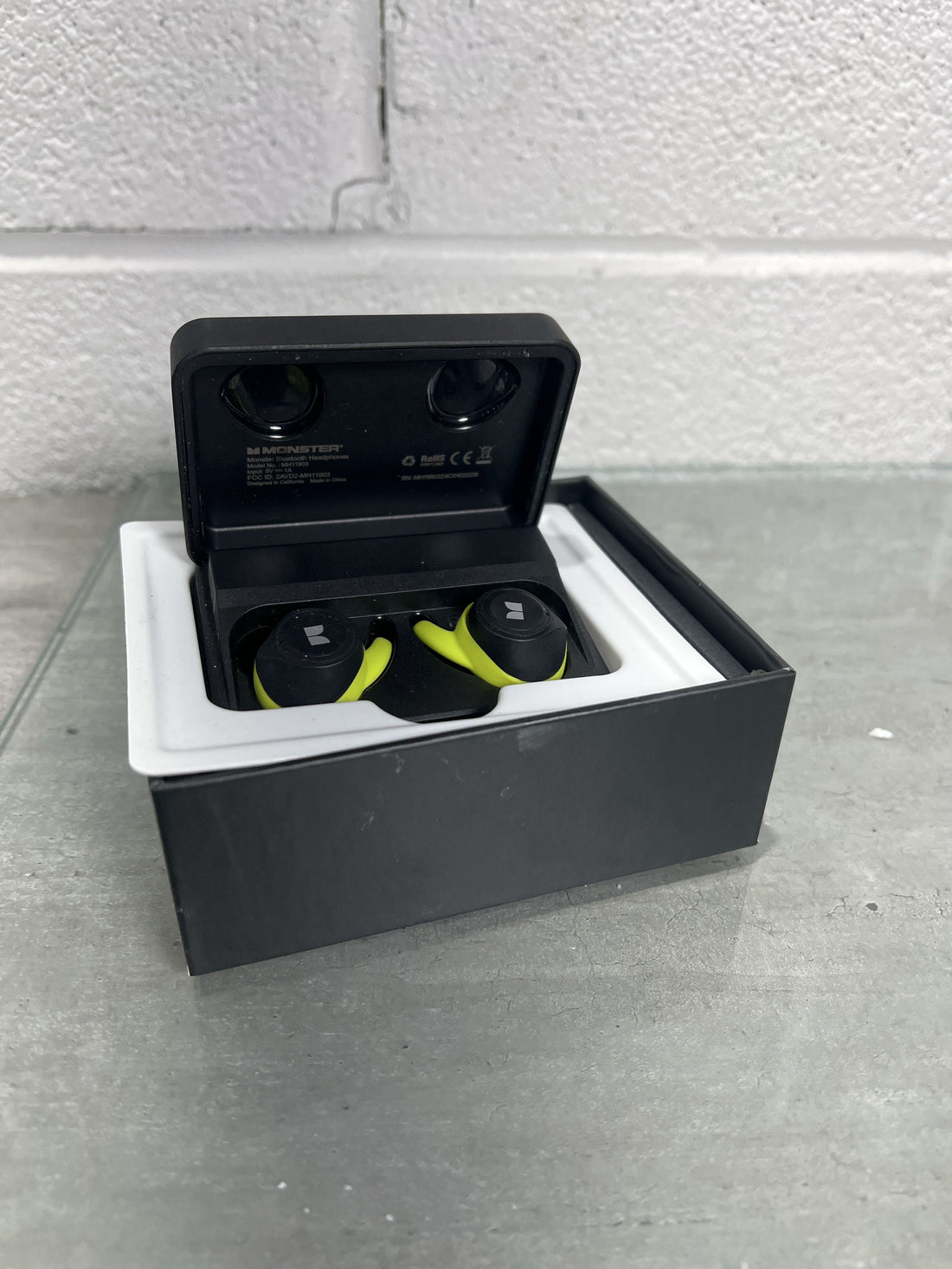 Monster Champion True Wireless Earbuds, Bluetooth 5.4 IPX8 Waterproof Sports Headphones with aptX Deep Bass, CVC 8.0 Noise Cancellation, Type C Quick Charge, 100Hrs Charging Case