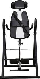Inversion Table,Adjustable Inverted Machine,Heavy-Duty Folding Flip Treatment Table Extension Machine,Easy to Assemble,Two Colors are Available (Black)