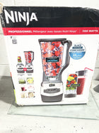 Ninja BL660C Professional Countertop Blender With 1100-Watt Base,72Oz Total Crushing Pitcher and(2)16 Oz Cups For Frozen Drinksand Smoothies,Silver/Gray,1100W,(Canadian Version)Silver/Grey,7.8 Pounds