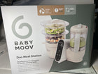 Babymoov Duo Meal Station 6-in-1: Multi-Speed Baby Food Maker, Steamer & Puree Blender, Baby Food Processor that Warms & Defrosts, Bottle Sterilizer (Nutritionist Approved), Mineral Beige