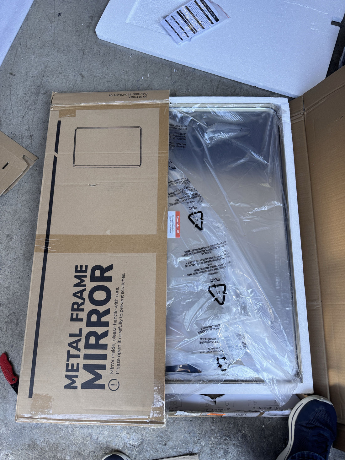Metal Frame Mirror