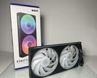 NZXT F240 RGB Core - 240mm Single-Frame Fan Unit with 2 x 120mm RGB Fans - Speed & Lighting Control - High Static Pressure & Airflow - Fluid Dynamic Bearings - 8 aRGB LEDs Per Fan - Black
