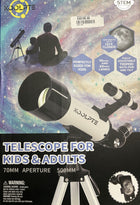 Telescope 80mm Aperture 600mm - Astronomical Portable Refracting, Fully Multi-Coated High Transmission Coatings AZ Mount with Tripod Phone Adapter, Wireless Control, Carrying Bag