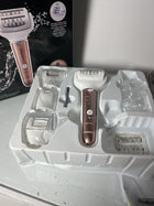 Panasonic ESEL8A Pink Rechargeable Epilator with Pumice Stone, 9-Piece Set