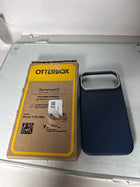 OtterBox iPhone 17 Pro Max Symmetry Series Cactus Leather Case - Blue Sentiment - Slim, Premium Protective iPhone Case