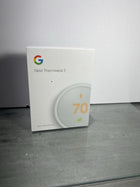 Google Nest Thermostat E - Programmable Smart Thermostat for Home T4000ES - 3rd Generation Nest Thermostat (Frosted White)- Compatible with Alexa Bundle with Nest Temperature Sensor