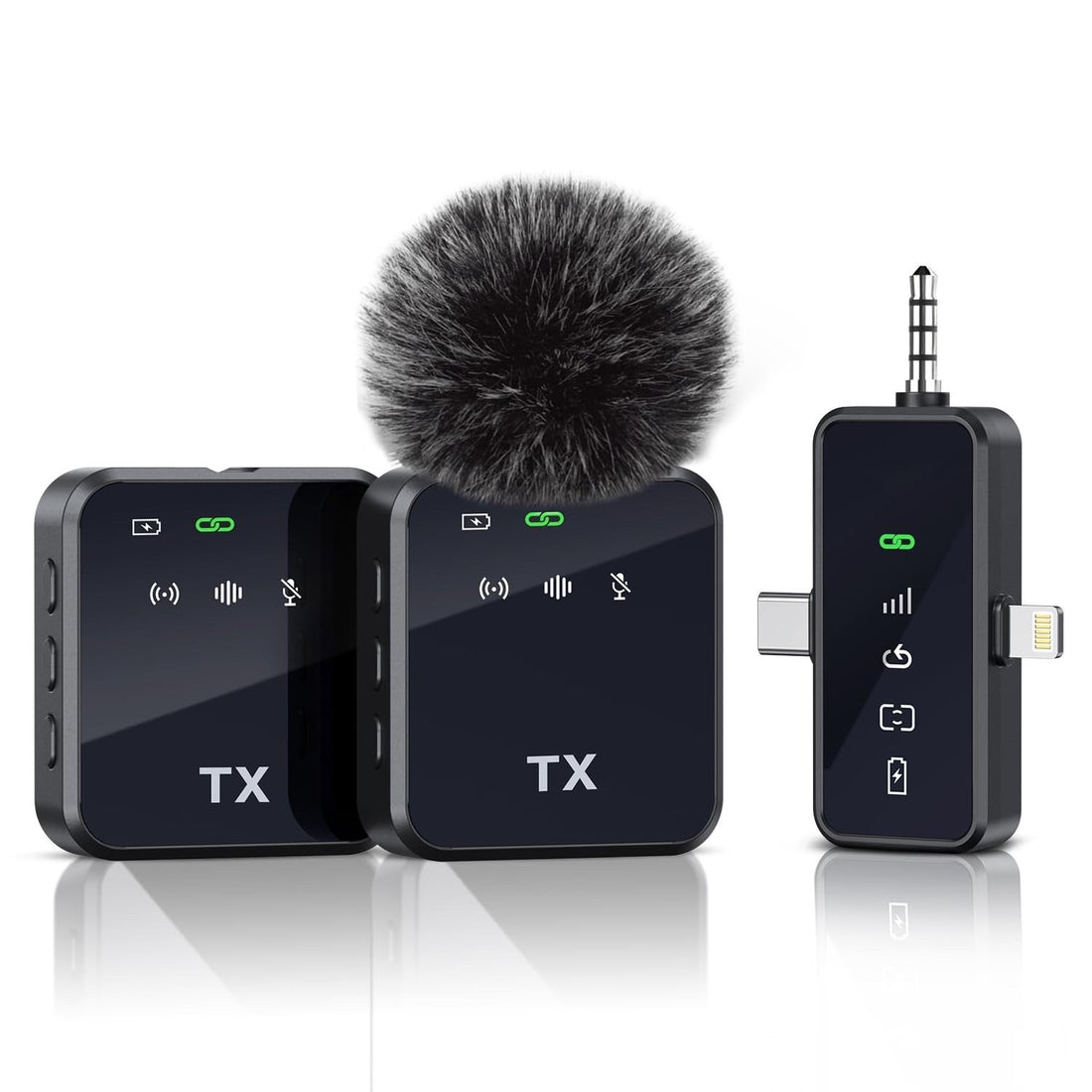 PQRQP Mini Mic set (2 TX and 1 RX)