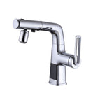 Rbrohant Pull Down Bathroom Sink Faucet, Kitchen Faucets with 360° Swivel Sprayer And Digital Display - Chrome