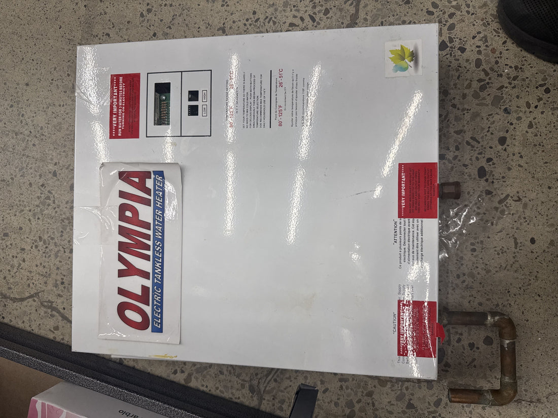 Olympia Electric Tankless water heater 