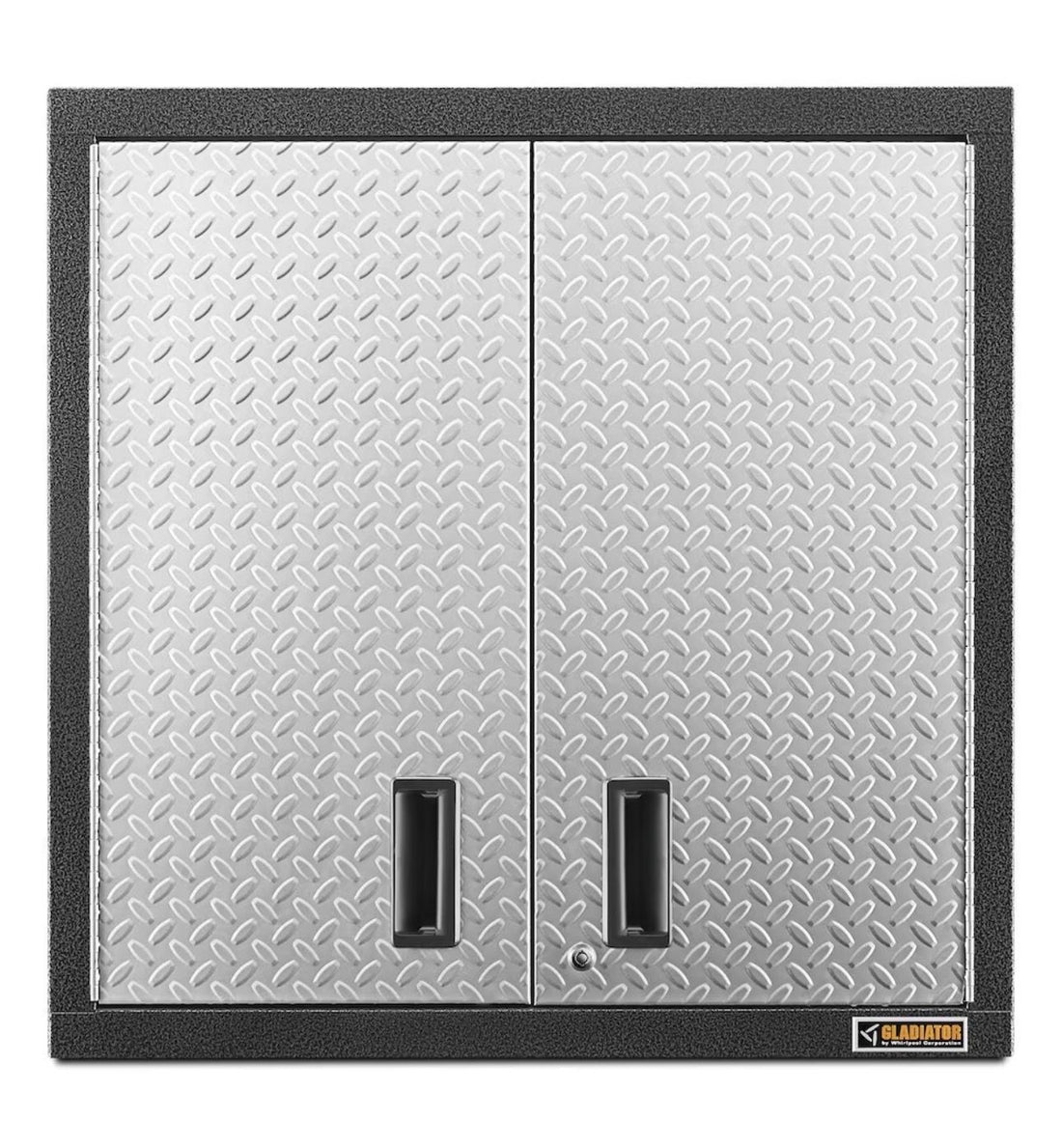 Gladiator Premier Series 30-inch H x 30-inch W x 12-inch D Steel 2-Door Garage Wall Cabinet in Silver Tread