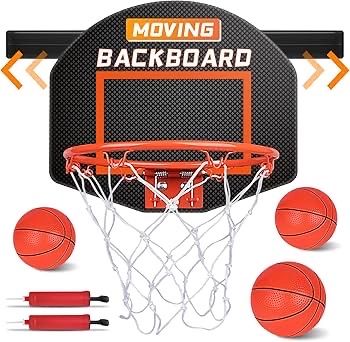 Moving Mini basketball hoop