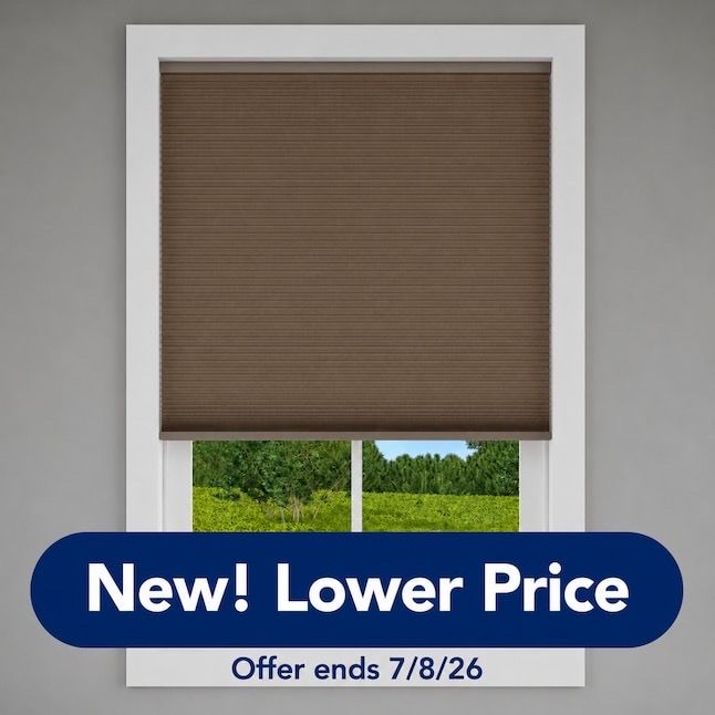 LEVOLOR  Trim+Go 72-in x 72-in Toffee Blackout Cordless Cellular Shade