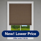 LEVOLOR  Trim+Go 72-in x 72-in Toffee Blackout Cordless Cellular Shade