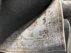 Sonia Oriental Power Loom Light Grey / Rust 8 x 10 Rug