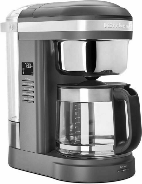 KitchenAid KCM1208DG 12 Cup Drip Coffee Maker With Spiral Showerhead - Gray